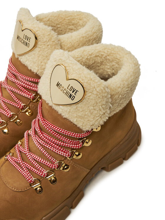 LOVE MOSCHINO Pohodni čevlji LOVE MOSCHINO JA15484G0LIPA20A Rjava