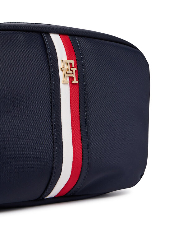 Tommy Hilfiger Geantă Tommy Hilfiger Popette Camera Bag Corp AW0AW19023 Bleumarin