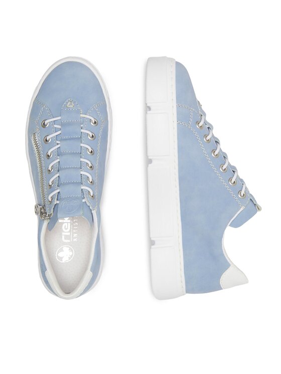 Rieker Sneakersy Rieker N5952-10 Modrá