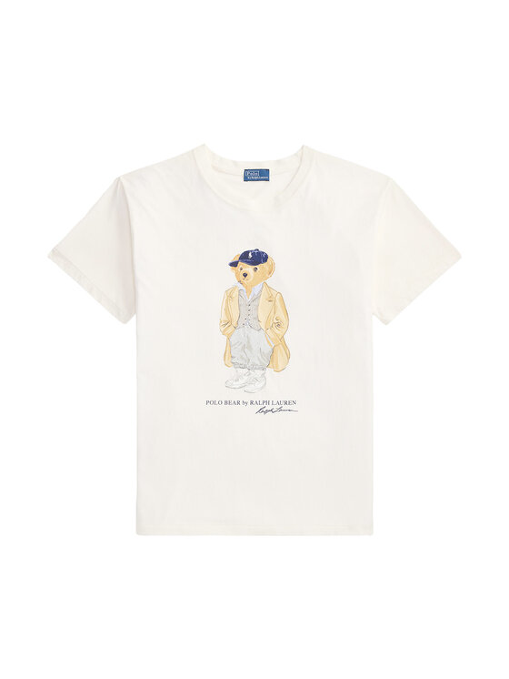 Polo Ralph Lauren Polo Ralph Lauren Majica 211971752001 Bela Straight Fit