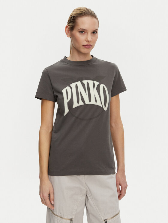 PINKO PINKO Футболка 101752 A2CT I63 Сірий Regular Fit