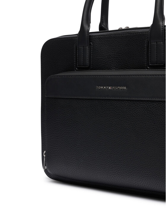 Tommy Hilfiger Чанта за лаптоп Tommy Hilfiger Th Central Slim Computer Bag AM0AM14730 Черен