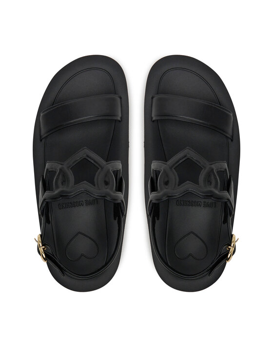 LOVE MOSCHINO Босоніжки LOVE MOSCHINO JA16054I1MIA0000 Чорний