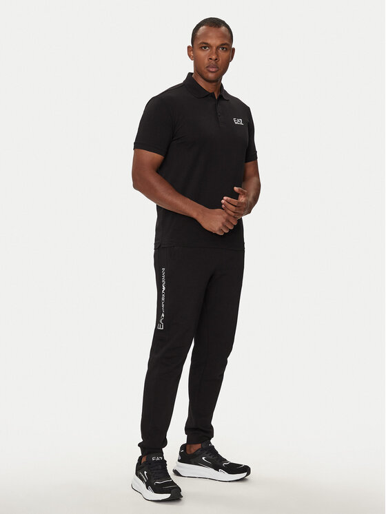 EA7 Emporio Armani EA7 Emporio Armani Polo 8NPF14 PJVQZ 1200 Nero Regular Fit