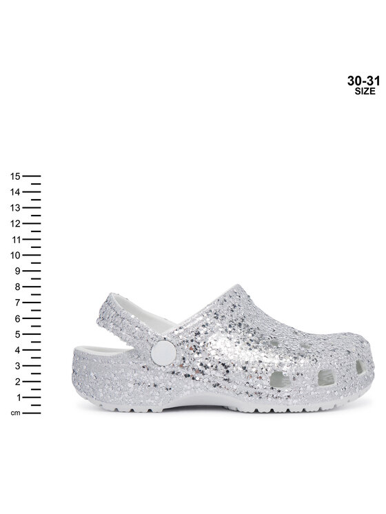 Crocs Ciabatte Crocs Classic Dazzle Glitter Clog K 213915 Argento