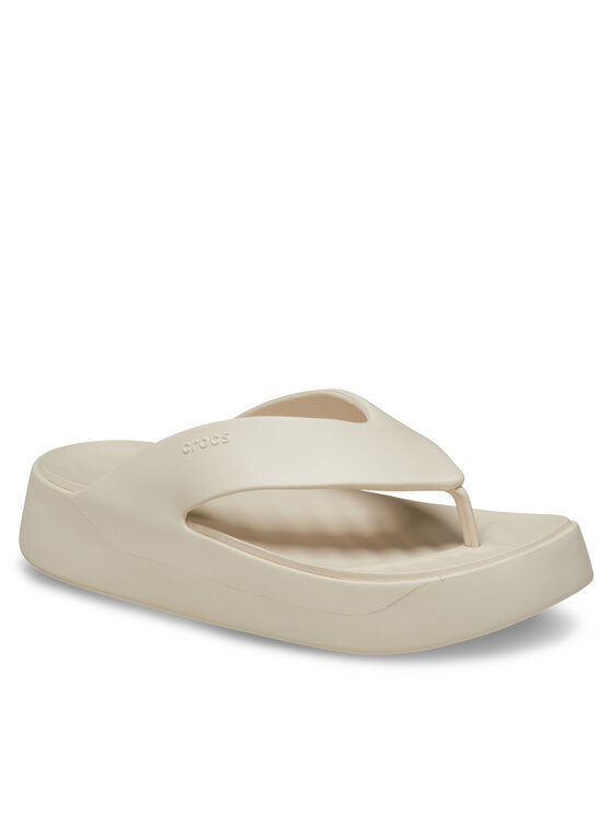 Crocs В'єтнамки Crocs Getaway Platform Flip 209410 Бежевий