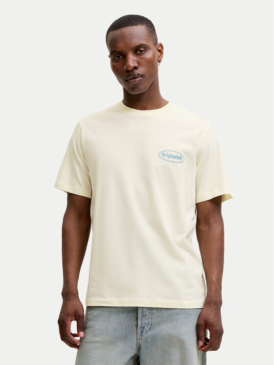 Jack & Jones Jack & Jones Camiseta Riviera 12295202 Amarillo Regular Fit