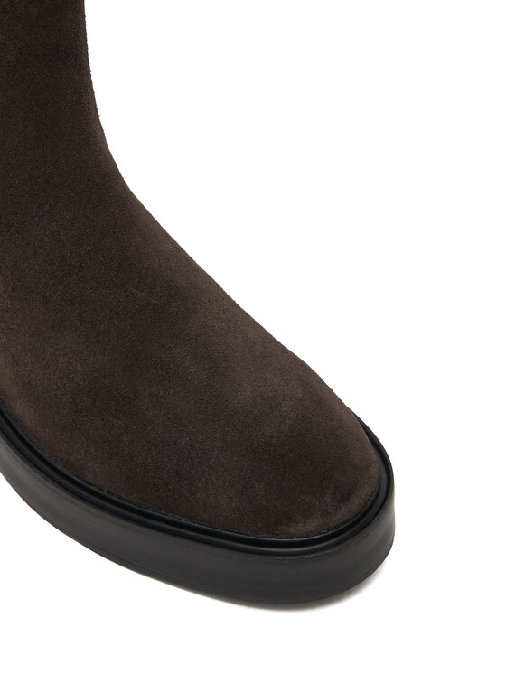 Calvin Klein Kotníková obuv s elastickým prvkem Calvin Klein YW0YW01969 Hnědá