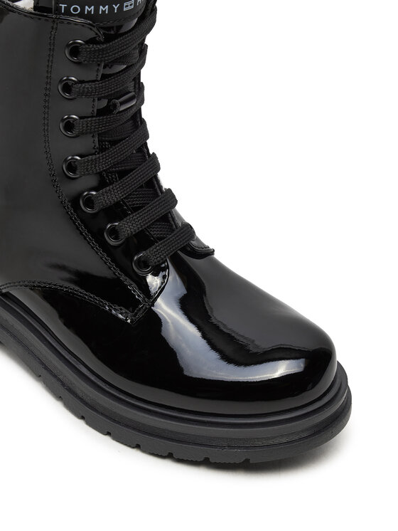 Tommy Hilfiger Polokozačky Tommy Hilfiger T4A5-33588-0775 M Černá