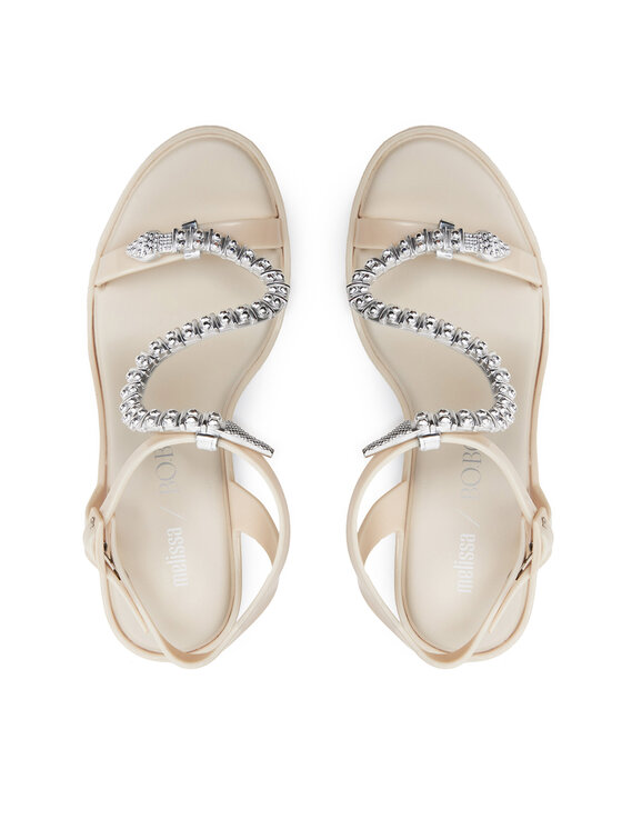 Melissa Босоніжки Melissa Melissa Snake Block + Bo.Bo Ad 35775 Бежевий
