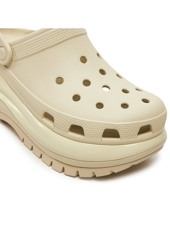 Crocs Шльопанці Crocs Classic Mega Crush Clog 207988 Бежевий