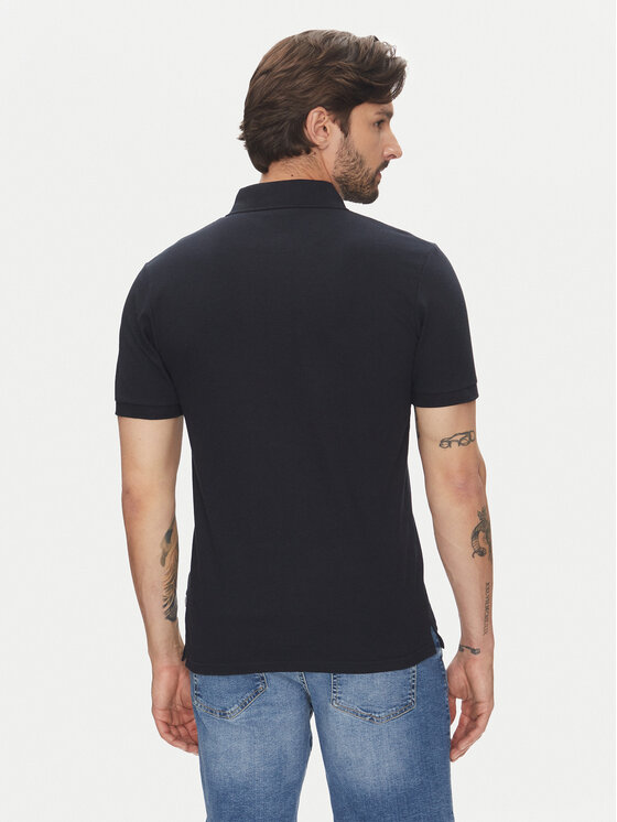 Lindbergh Lindbergh Поло 30-404020 Cиній Relaxed Fit