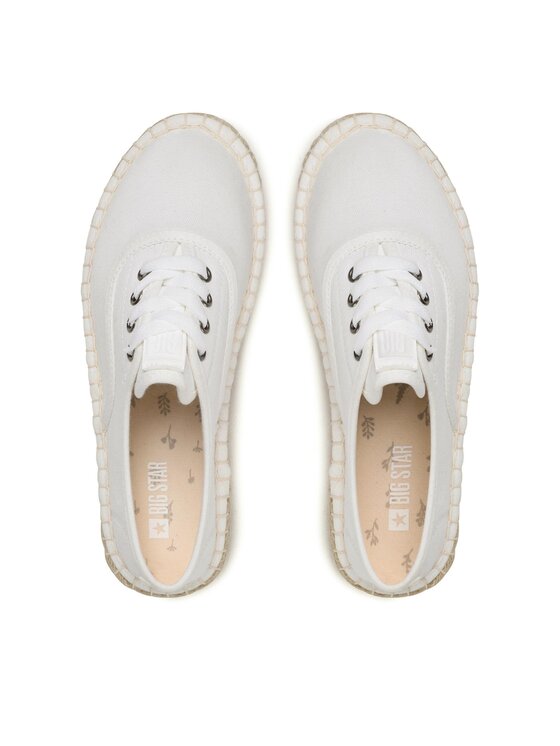 Big Star Shoes Espadryle Big Star Shoes LL274833 Biały