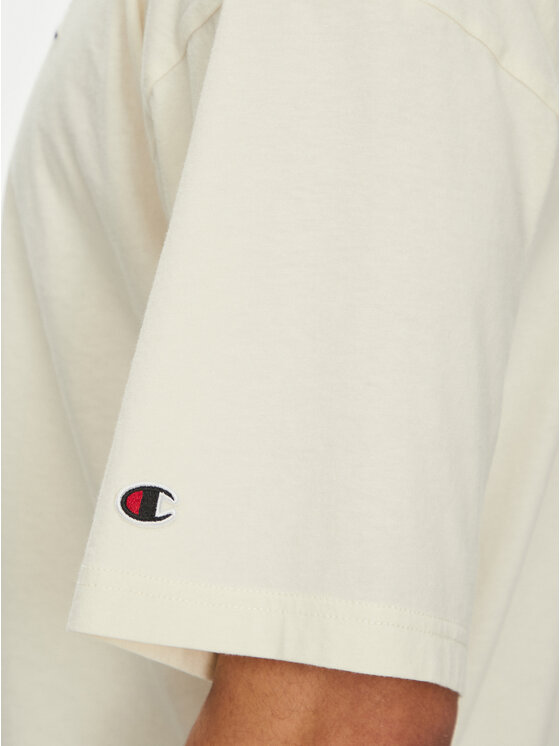 Champion Champion T-Shirt 221257 Εκρού Regular Fit