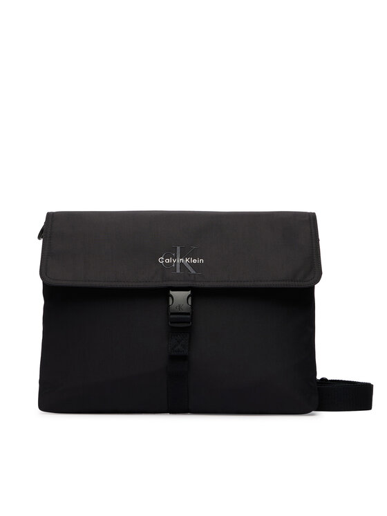 Calvin Klein Saszetka Calvin Klein Bold Laptop Sleeve W/ Strap (Nyl LV04D1222G Czarny