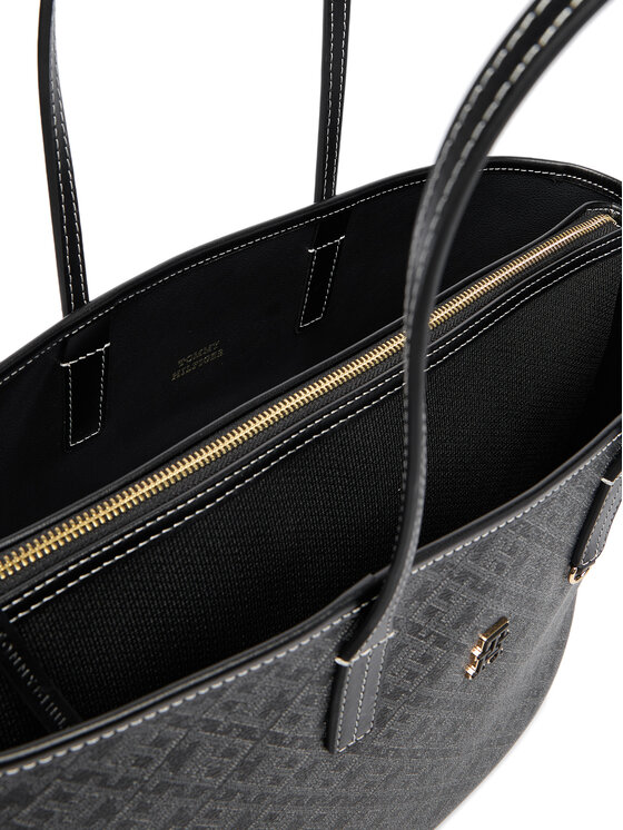 Tommy Hilfiger Kabelka Tommy Hilfiger Th Monoplay AW0AW17696 Černá
