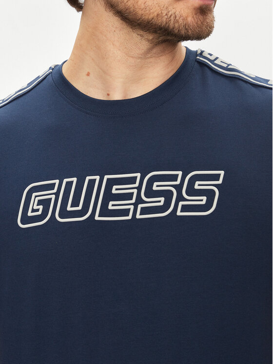 Guess Guess Футболка Arlo Z4GI18 J1314 Голубий Regular Fit