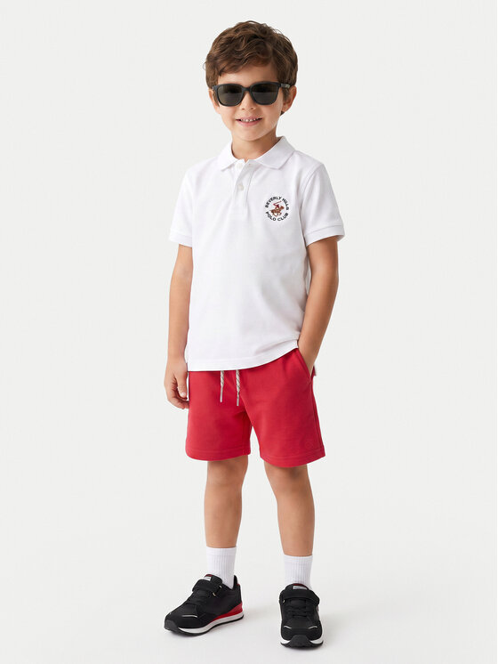 Beverly Hills Polo Club Beverly Hills Polo Club Polo P-SS26B-P42560 Blanco Regular Fit