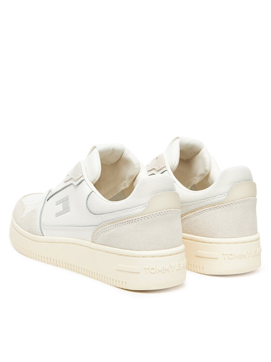 Tommy Jeans Sneakers Tommy Jeans Tjw Retro Basket Sneaker EN0EN02818 Écru