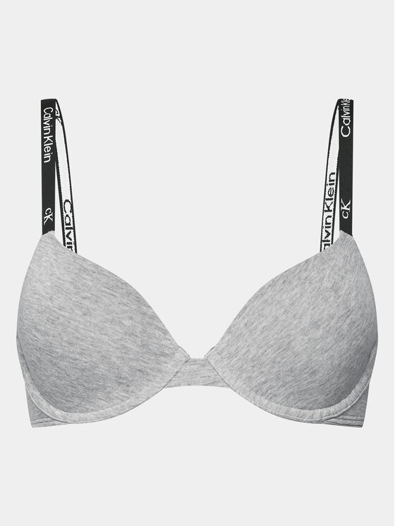 Calvin Klein Underwear Calvin Klein Underwear Nedrček s kostjo Lightly Lined Demi 000QF7219E Siva