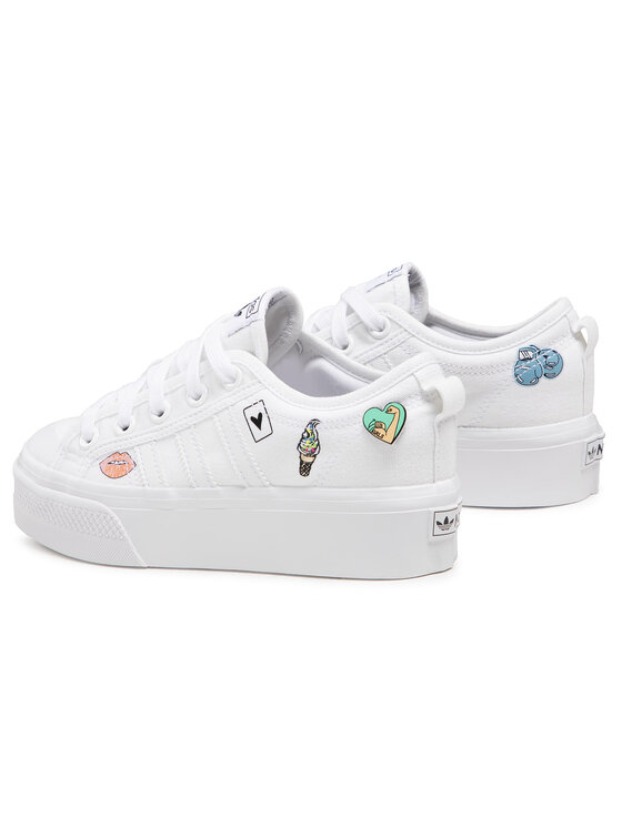 adidas Laisvalaikio batai adidas NIzza Platform J FY2531 Balta