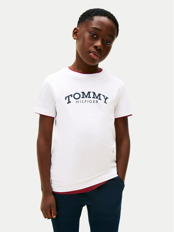 Tommy Hilfiger Tommy Hilfiger Camiseta Monotype Print KB0KB10051 M Blanco Regular Fit