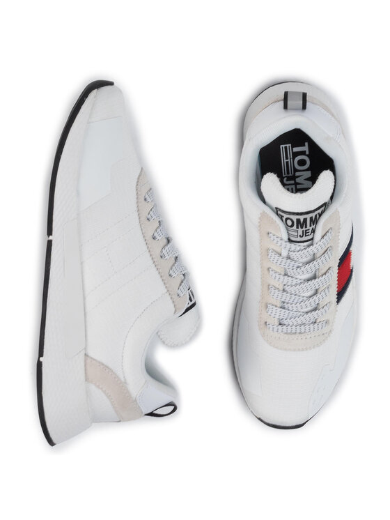 Tommy Jeans Sportcipők Tommy Jeans Technical Pin Logo Sneaker EN0EN00652 Fehér