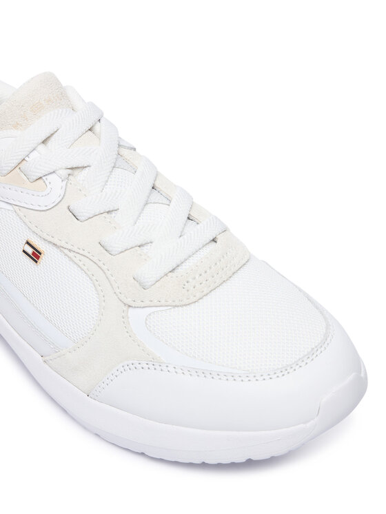 Tommy Hilfiger Sneakersy Tommy Hilfiger Light Runner FW0FW09409 Biały