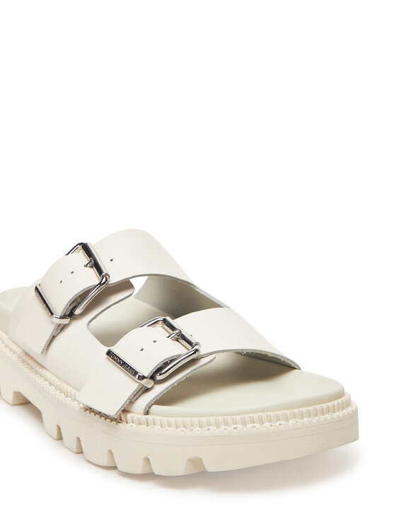 Tommy Jeans Natikači Tommy Jeans Tjw Double Strap Sandal EN0EN02753 Bela