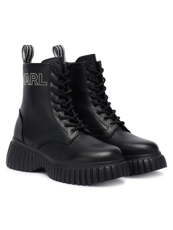 KARL LAGERFELD Черевики KARL LAGERFELD KL44475 Чорний