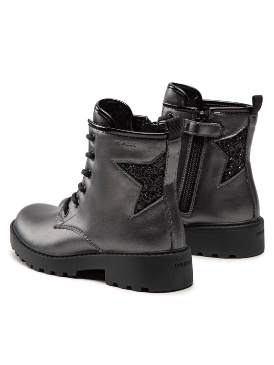 Geox Μπότες Geox J Casey G. G J9420G 0NFEW C0062 S Ασημί