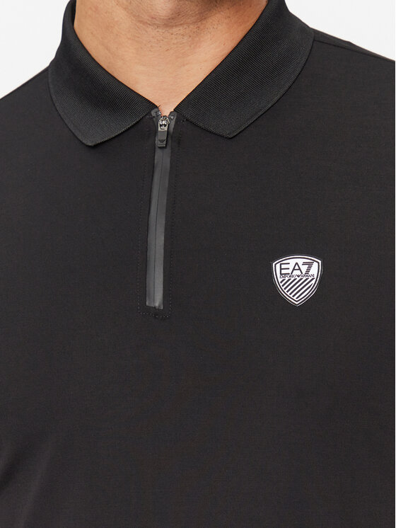 EA7 Emporio Armani EA7 Emporio Armani Поло 8NPF13 PJRGZ 1200 Чорний Regular Fit
