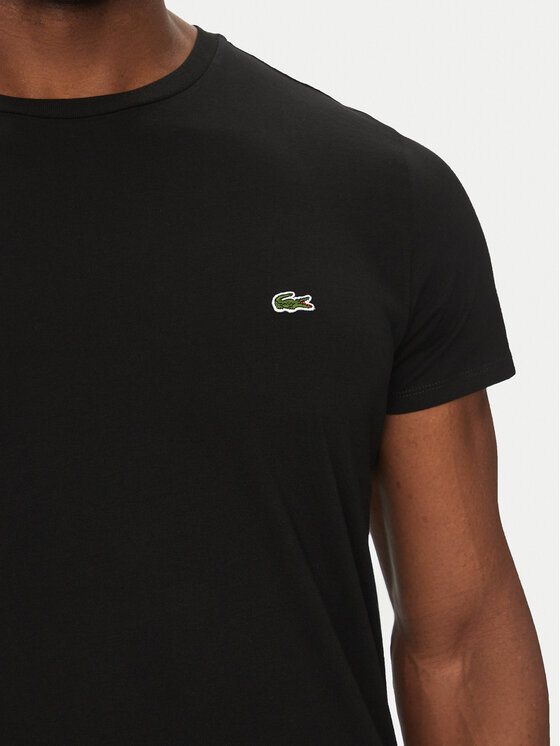 Lacoste Lacoste Футболка TH6709 Чорний Regular Fit