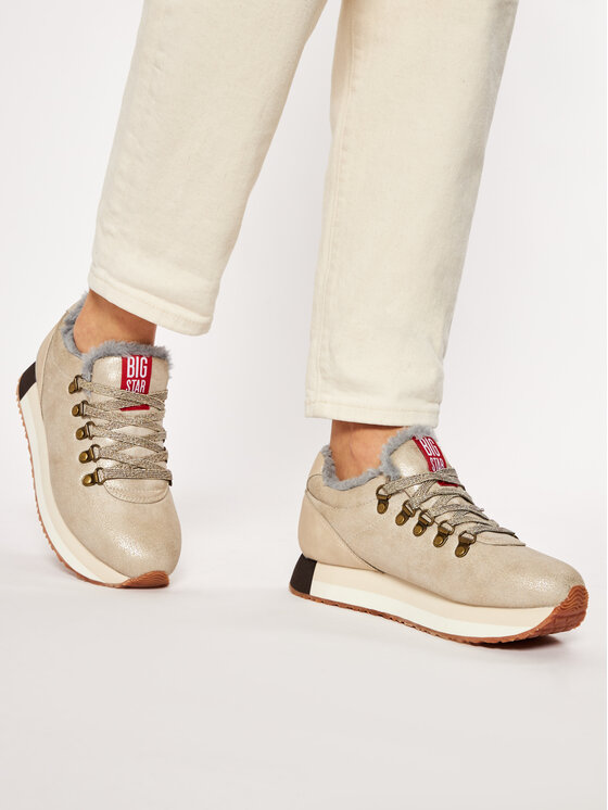 Big Star Shoes Снікерcи Big Star Shoes EE274732 Бежевий