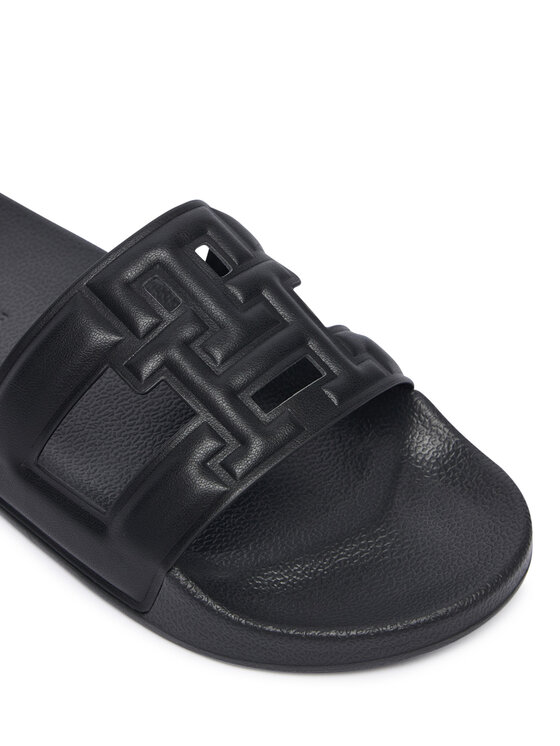 Tommy Hilfiger Klapki Tommy Hilfiger Monogram Pool Slide FW0FW09424 Czarny