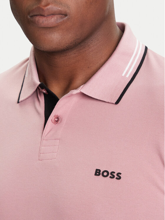 BOSS BOSS Polo Paul 50506193 Rosa Slim Fit