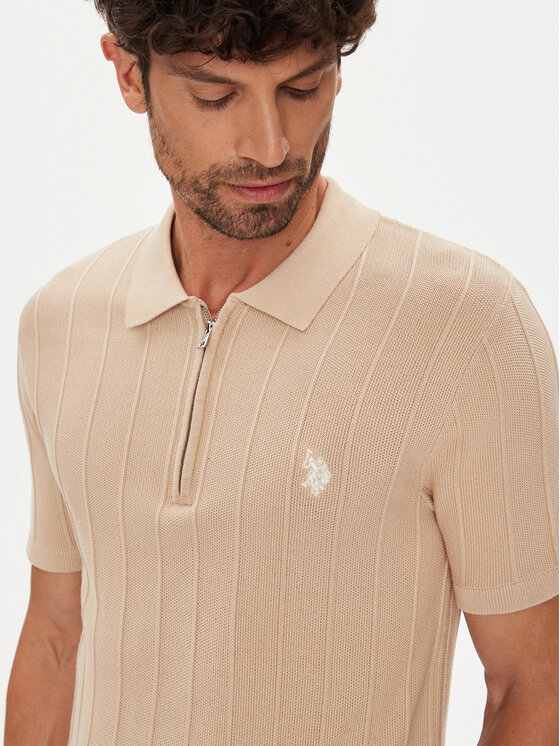 U.S. Polo Assn. U.S. Polo Assn. Polo MUP3369 Beis Slim Fit