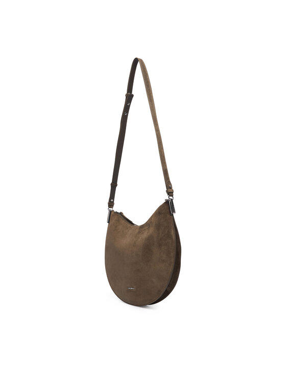 Coccinelle Дамска чанта Coccinelle QKG Coccinellesunup Suede E1 QKG 13 01 01 Каки