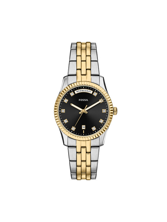 Fossil Hodinky Fossil Scarlette ES5458 Zlatá