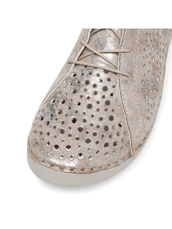 Rieker Pantofi Rieker 52534-90 Auriu