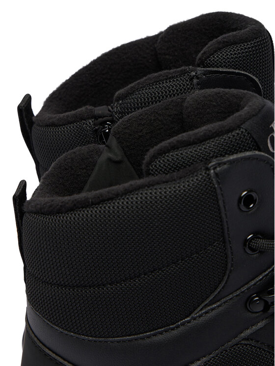 Calvin Klein Μπότες Χιονιού Calvin Klein Lace-Up Bootie V3X5-83190-1485 D Μαύρο