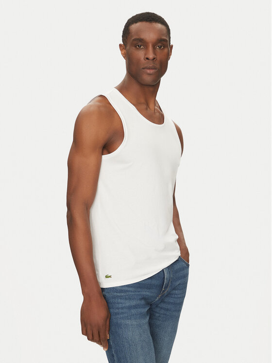 Lacoste Lacoste Комплект майок без рукавів TH9009 Білий Regular Fit