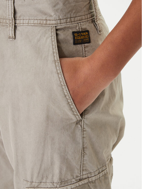 G-STAR G-Star Raw Hlače iz tkanine D28756-D388 Bež Boyfriend Fit