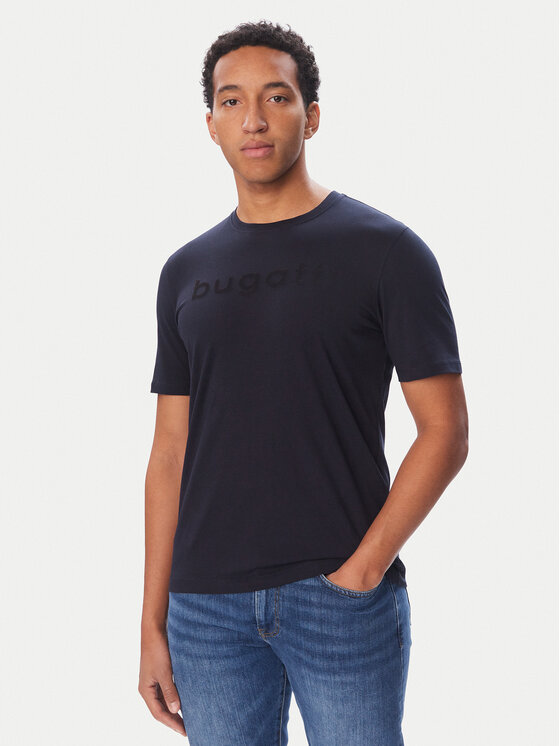 Bugatti Bugatti Camiseta 8350-25048F Azul marino Regular Fit