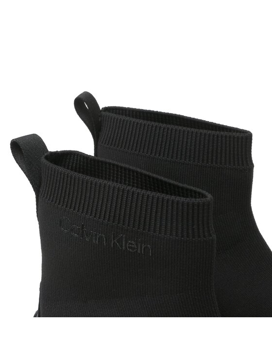 Calvin Klein Tenisice Calvin Klein Sock Boot HW0HW01589 Crna