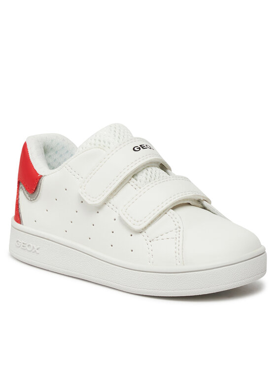 Geox Tenisice Geox B Eclyper Boy B365LA 000BC C0050 Bijela