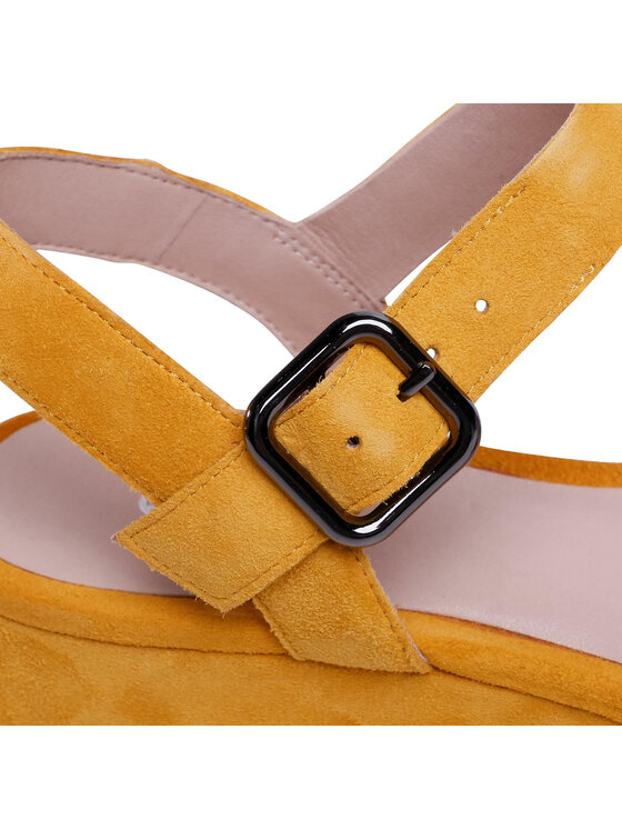 ECCO Sandále ECCO Elevate Plateau Sandal 20901305366 Žltá