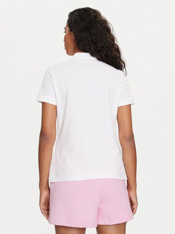 Gant Gant Polo majica Shield 4200870 Bela Slim Fit