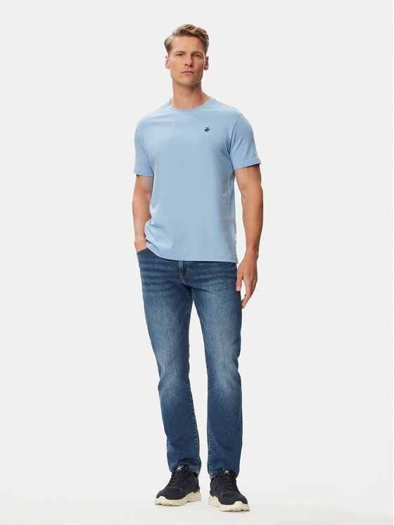 Beverly Hills Polo Club Beverly Hills Polo Club Футболка P-SS26M-TS41740 Голубий Regular Fit