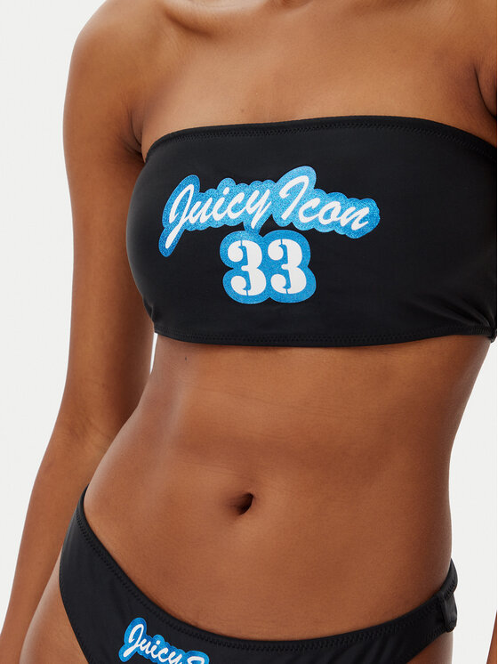 Juicy Couture Juicy Couture Bikini Icon Bandeau JCITS125204 Nero